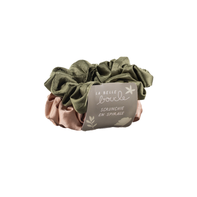 Duo de Scrunchies en spirales