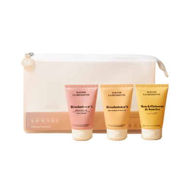 Trousse de Voyage Nomade Cheveux Ondulés/Bouclés