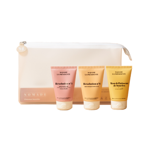 Trousse de Voyage Nomade Cheveux Ondulés/Bouclés