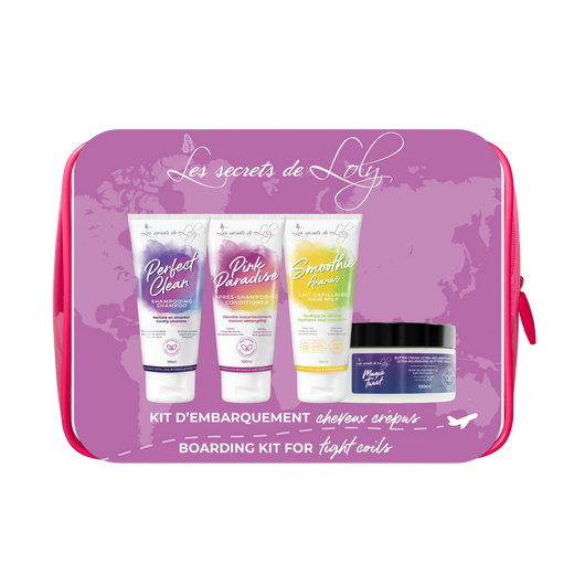 Trousse de Voyage Cheveux Crépus